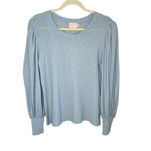 Nation LTD Pale Blue Long Sleeve Top, S